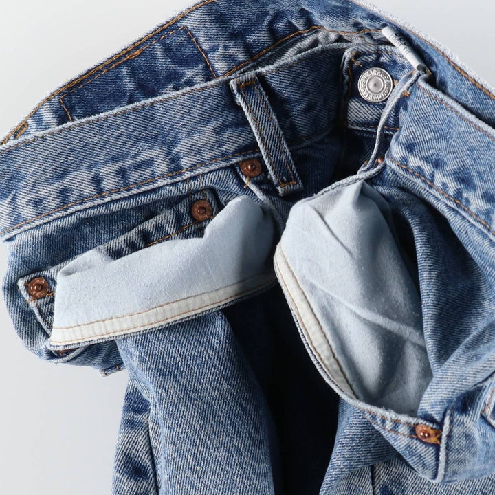 2000'S Levi's 560 Loose Fit Denim Shorts (Men's W32 equivalent) cotton blue type Vintage Second Hand