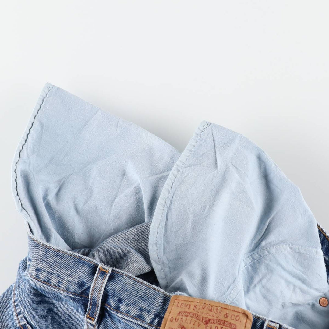 2000'S Levi's 560 Loose Fit Denim Shorts (Men's W32 equivalent) cotton blue type Vintage Second Hand
