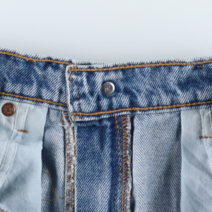Levi's 550 Relaxed Fit Denim Shorts with Orange Tab, Men's Size 33 cotton blue type Vintage Second Hand