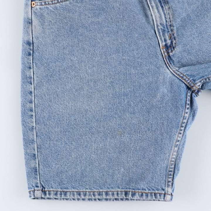 Levi's 550 Relaxed Fit Denim Shorts with Orange Tab, Men's Size 33 cotton blue type Vintage Second Hand