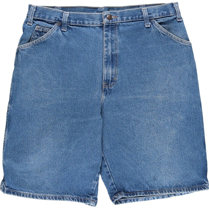 Dickies Relaxed Fit Denim Painter Shorts, Men's W37 (approx.) cotton blue type Vintage Second Hand