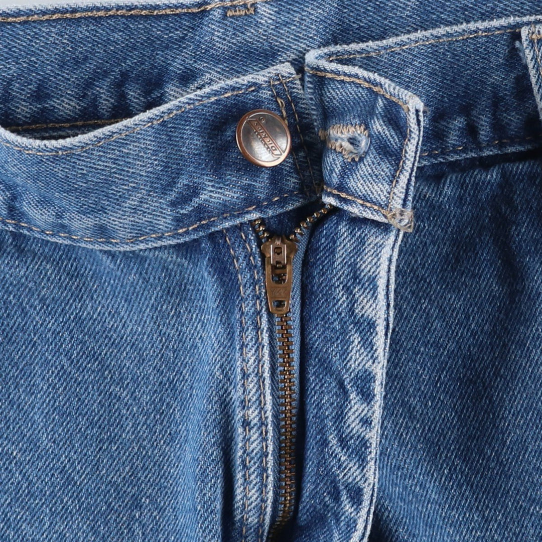 Dickies Relaxed Fit Denim Painter Shorts, Men's W37 (approx.) cotton blue type Vintage Second Hand