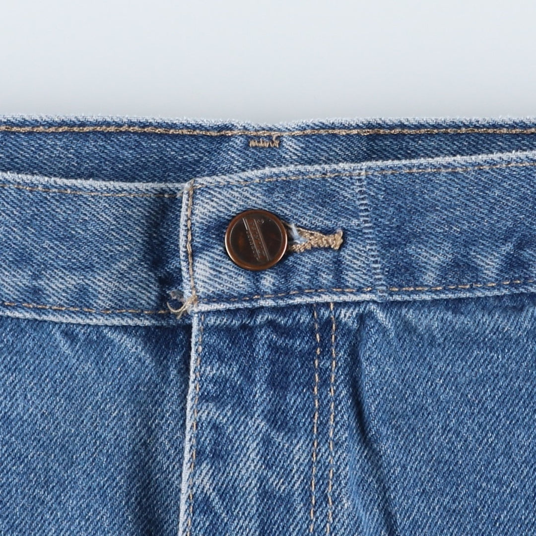 Dickies Relaxed Fit Denim Painter Shorts, Men's W37 (approx.) cotton blue type Vintage Second Hand