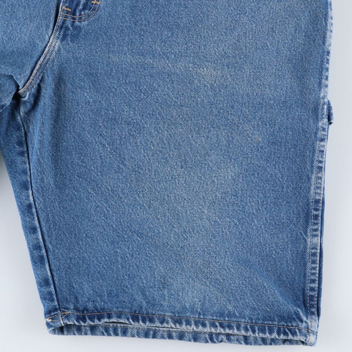 Dickies Relaxed Fit Denim Painter Shorts, Men's W37 (approx.) cotton blue type Vintage Second Hand