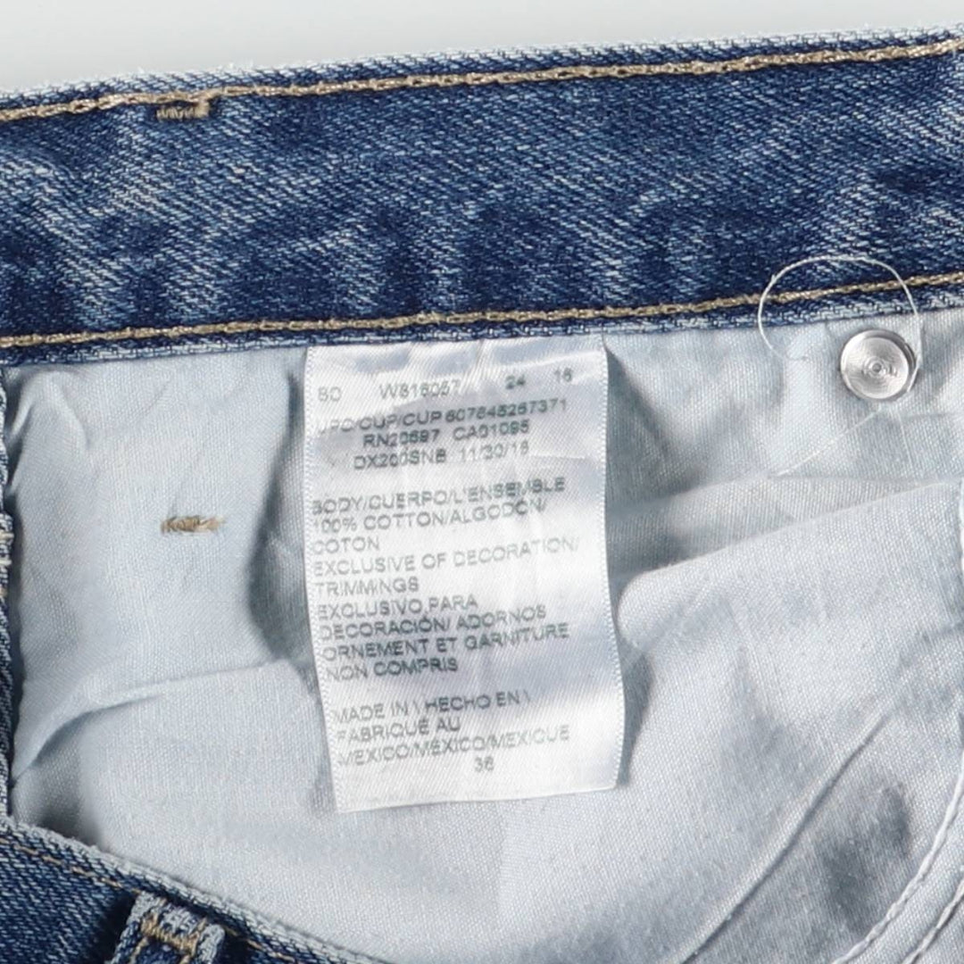 Dickies denim painter shorts, men's size W36 (approx.) cotton blue type Vintage Second Hand