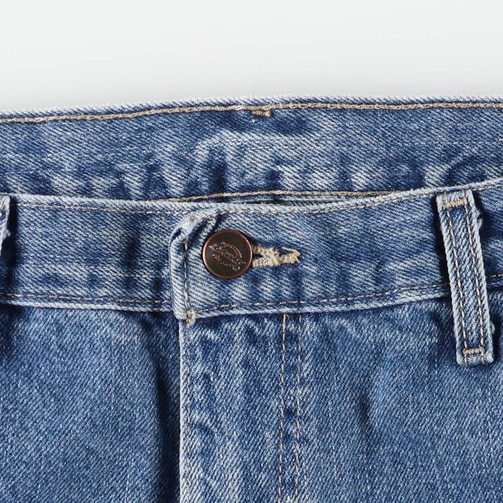 Dickies denim painter shorts, men's size W36 (approx.) cotton blue type Vintage Second Hand