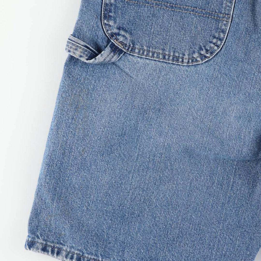 Dickies denim painter shorts, men's size W36 (approx.) cotton blue type Vintage Second Hand