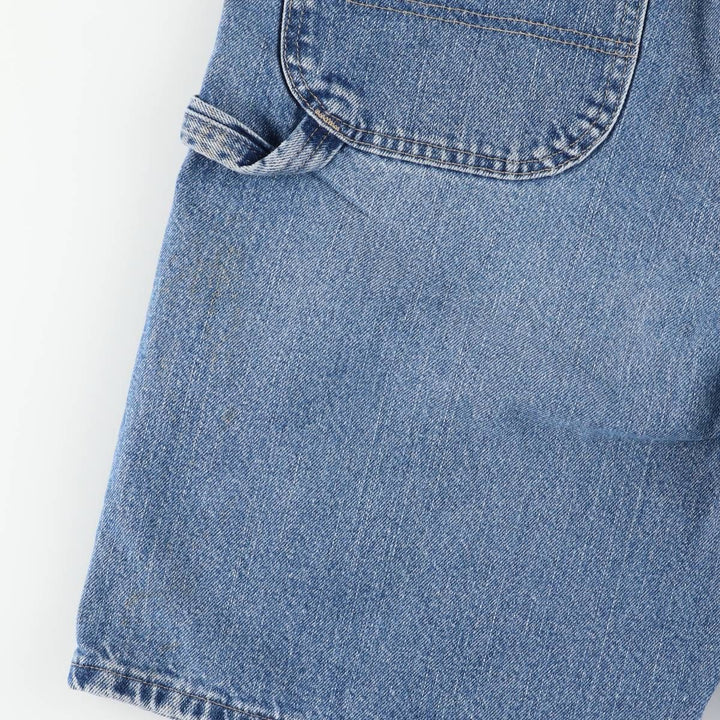 Dickies denim painter shorts, men's size W36 (approx.) cotton blue type Vintage Second Hand