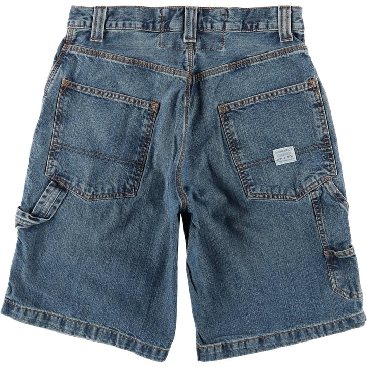 Levi's Signature by Levi Strauss & Co. CARPENTER Denim Painter Shorts (Men's W32 equivalent) cotton Blue type light blue Vintage Second Hand