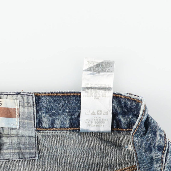 Levi's Signature by Levi Strauss & Co. CARPENTER Denim Painter Shorts (Men's W32 equivalent) cotton Blue type light blue Vintage Second Hand