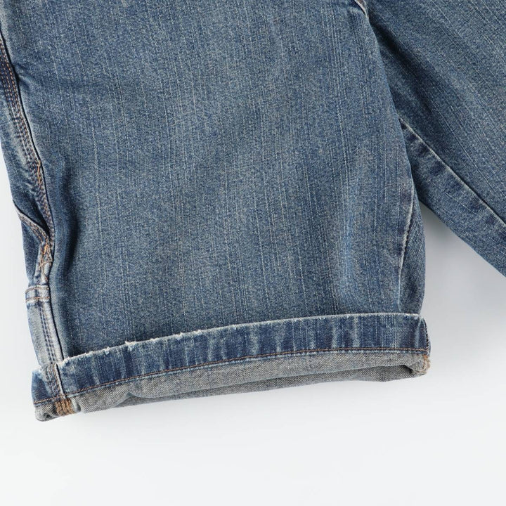 Levi's Signature by Levi Strauss & Co. CARPENTER Denim Painter Shorts (Men's W32 equivalent) cotton Blue type light blue Vintage Second Hand