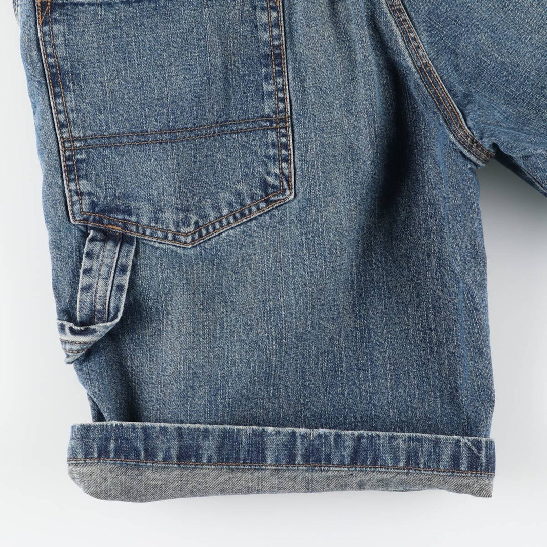 Levi's Signature by Levi Strauss & Co. CARPENTER Denim Painter Shorts (Men's W32 equivalent) cotton Blue type light blue Vintage Second Hand