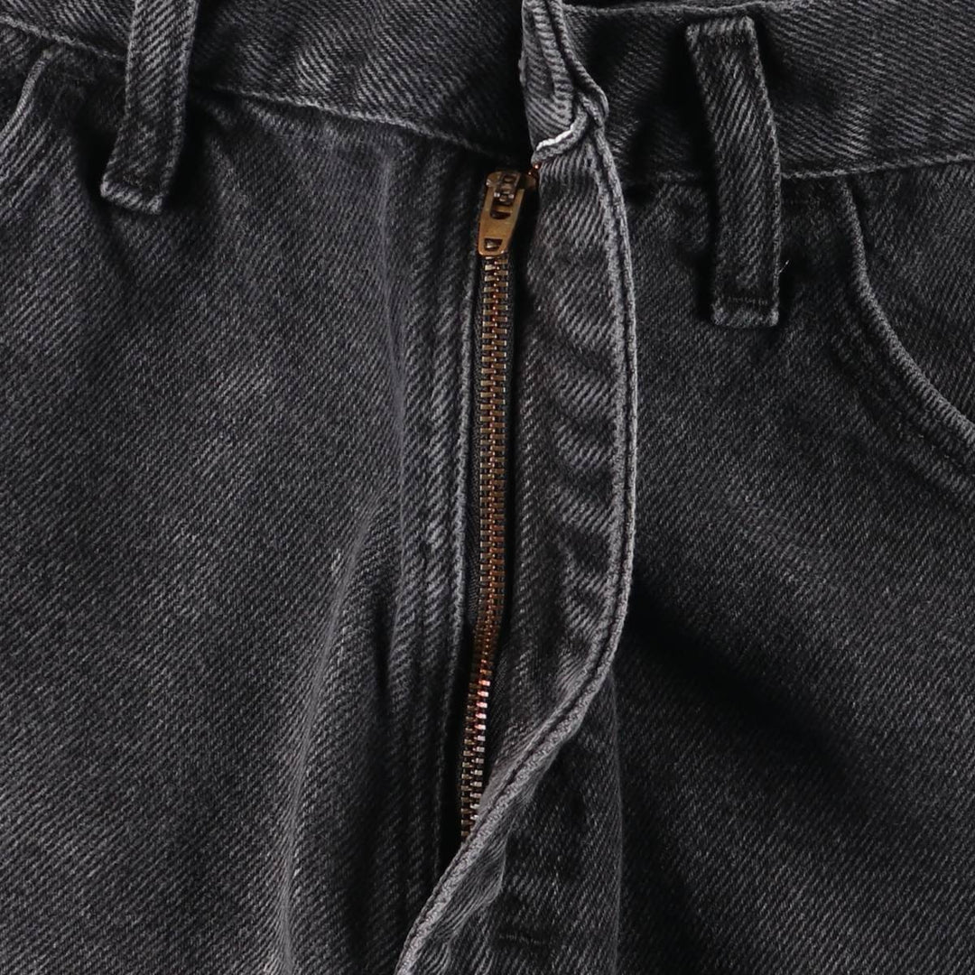 Wrangler Black Denim Shorts, Shorts, Men's, W34 cotton black type Vintage Second Hand