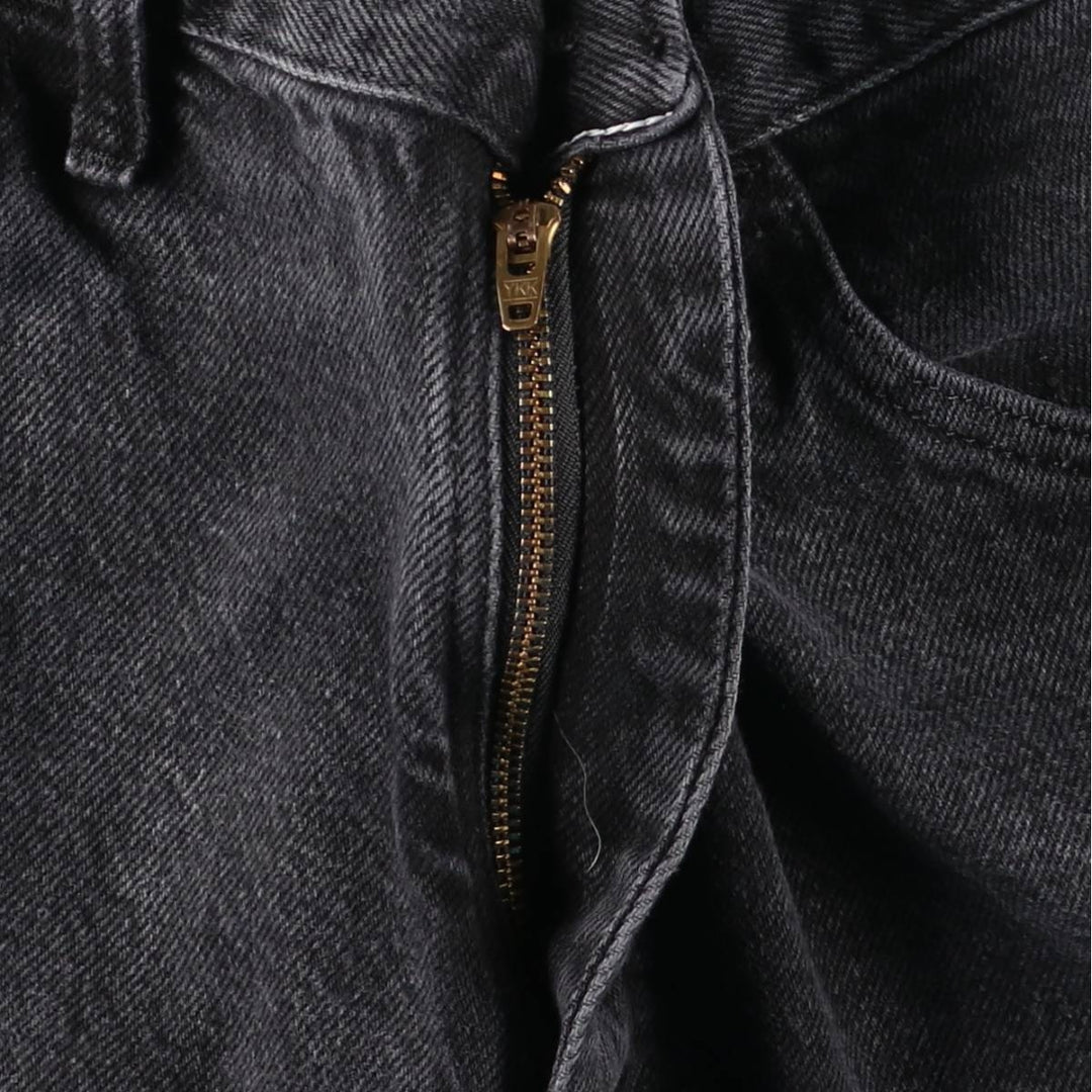 Wrangler Black Denim Shorts, Shorts, Men's, W33 cotton black type Vintage Second Hand