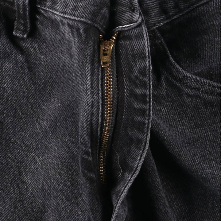 Wrangler Black Denim Shorts, Shorts, Men's, W33 cotton black type Vintage Second Hand