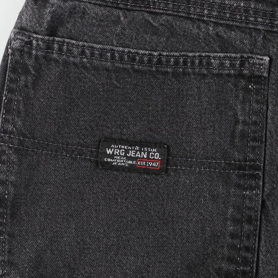 Wrangler denim painter shorts, men's size W30 (approx.) unclear black type Vintage Second Hand