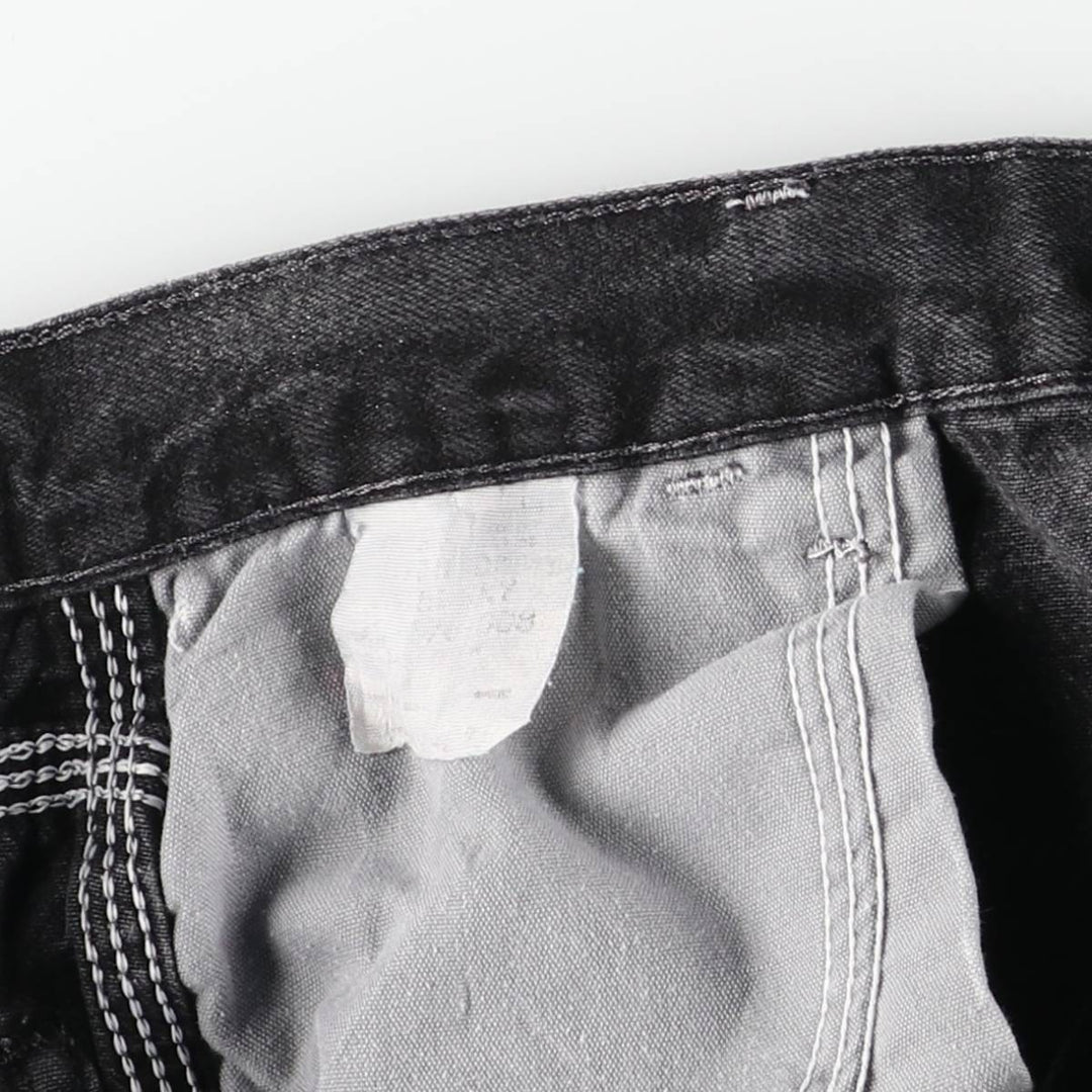 Wrangler denim painter shorts, men's size W30 (approx.) unclear black type Vintage Second Hand
