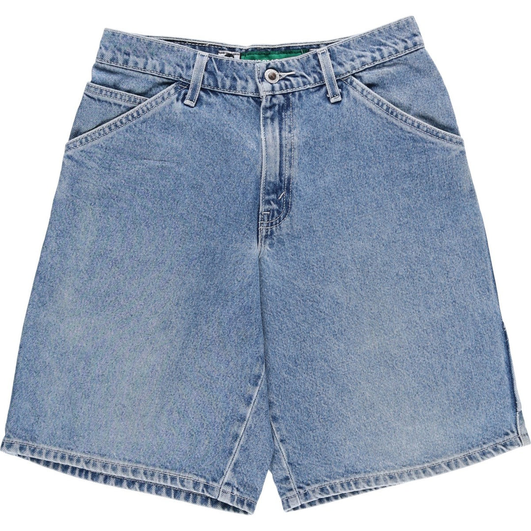90'S Levi's Silver Tab Jeans Denim Painter Shorts, Men's Size W29 (approx.), Vintage cotton Blue type light blue Vintage Second Hand