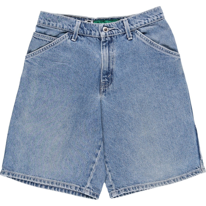 90'S Levi's Silver Tab Jeans Denim Painter Shorts, Men's Size W29 (approx.), Vintage cotton Blue type light blue Vintage Second Hand