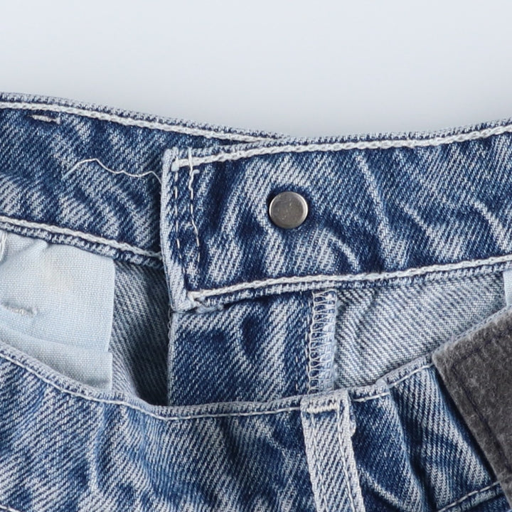 90'S Levi's Silver Tab Jeans Denim Painter Shorts, Men's Size W29 (approx.), Vintage cotton Blue type light blue Vintage Second Hand