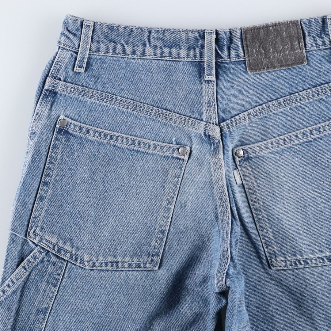 90'S Levi's Silver Tab Jeans Denim Painter Shorts, Men's Size W29 (approx.), Vintage cotton Blue type light blue Vintage Second Hand