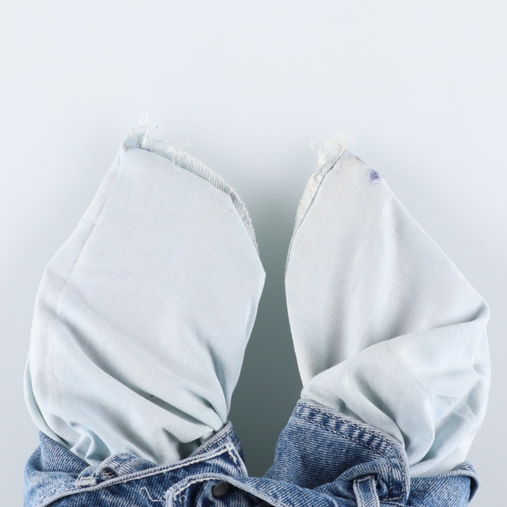 90'S Levi's Silver Tab Jeans Denim Painter Shorts, Men's Size W29 (approx.), Vintage cotton Blue type light blue Vintage Second Hand