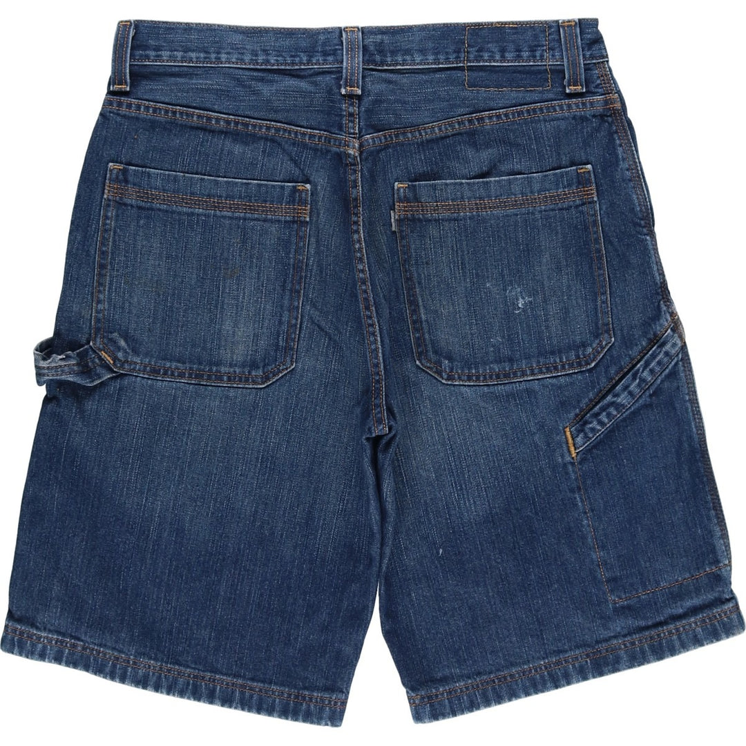 2000'S Levi's Silver Tab Carpenter Denim Painter Shorts, Men's Size W34 (approx.) cotton blue type Vintage Second Hand
