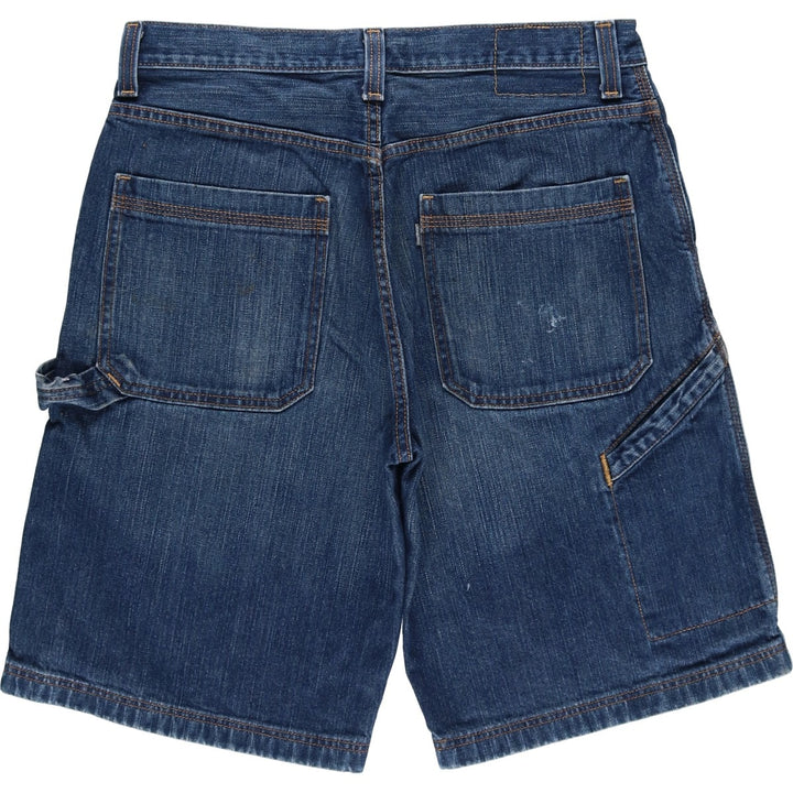 2000'S Levi's Silver Tab Carpenter Denim Painter Shorts, Men's Size W34 (approx.) cotton blue type Vintage Second Hand