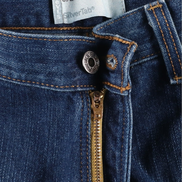 2000'S Levi's Silver Tab Carpenter Denim Painter Shorts, Men's Size W34 (approx.) cotton blue type Vintage Second Hand