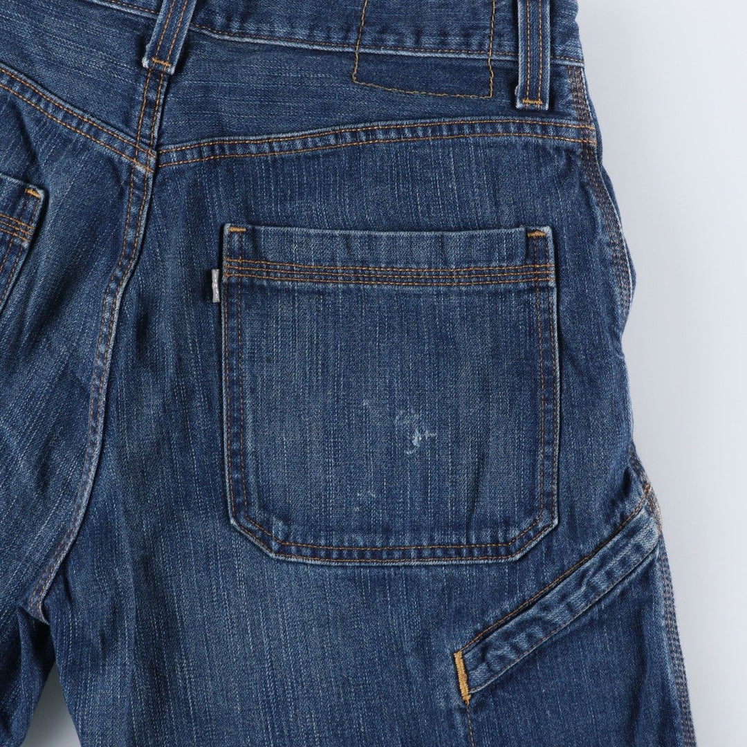 2000'S Levi's Silver Tab Carpenter Denim Painter Shorts, Men's Size W34 (approx.) cotton blue type Vintage Second Hand