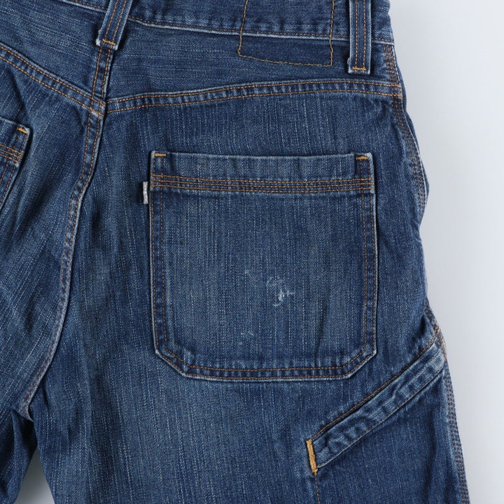 2000'S Levi's Silver Tab Carpenter Denim Painter Shorts, Men's Size W34 (approx.) cotton blue type Vintage Second Hand