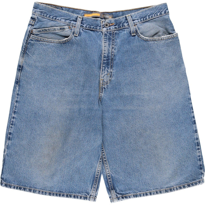 2000'S Levi's Silver Tab Low and Loose Denim Shorts (Men's W35 equivalent) cotton blue type Vintage Second Hand