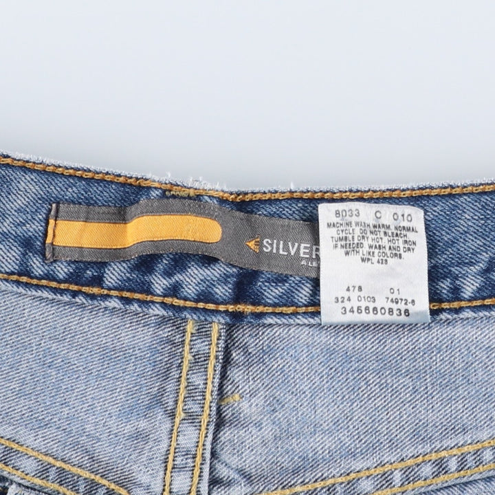 2000'S Levi's Silver Tab Low and Loose Denim Shorts (Men's W35 equivalent) cotton blue type Vintage Second Hand