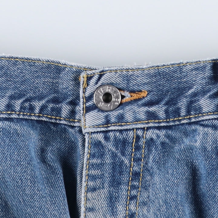 2000'S Levi's Silver Tab Low and Loose Denim Shorts (Men's W35 equivalent) cotton blue type Vintage Second Hand