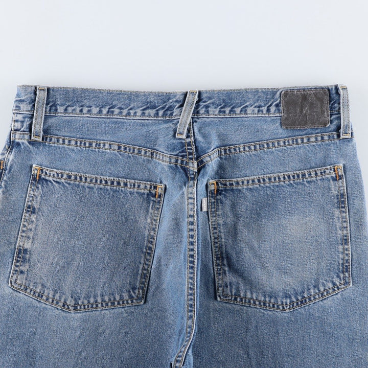 2000'S Levi's Silver Tab Low and Loose Denim Shorts (Men's W35 equivalent) cotton blue type Vintage Second Hand