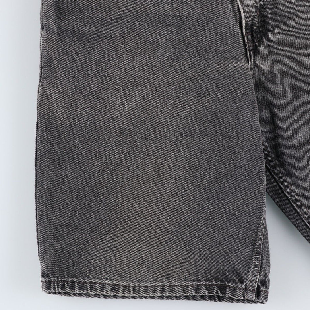 Levi's 560 Black Denim Shorts, Men's W33 (approx.) unclear gray type Vintage Second Hand