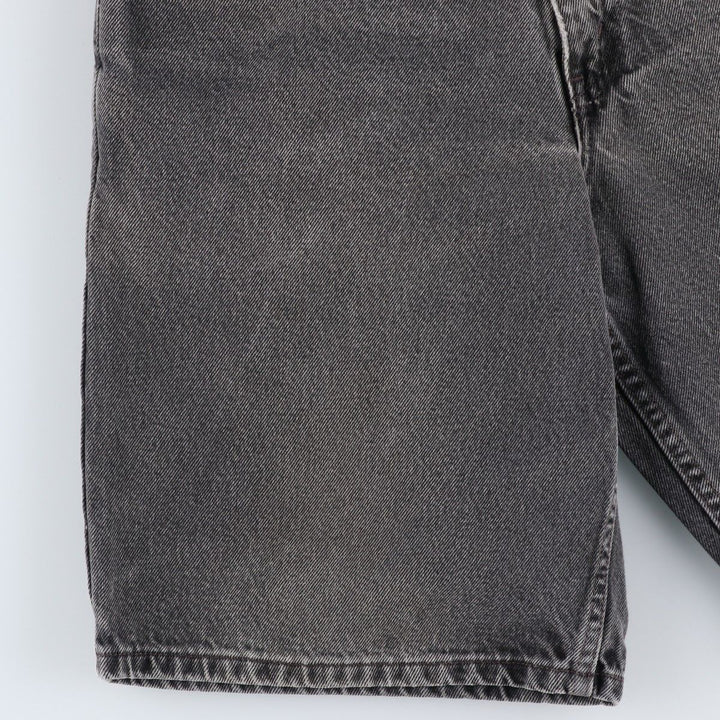 Levi's 560 Black Denim Shorts, Men's W33 (approx.) unclear gray type Vintage Second Hand