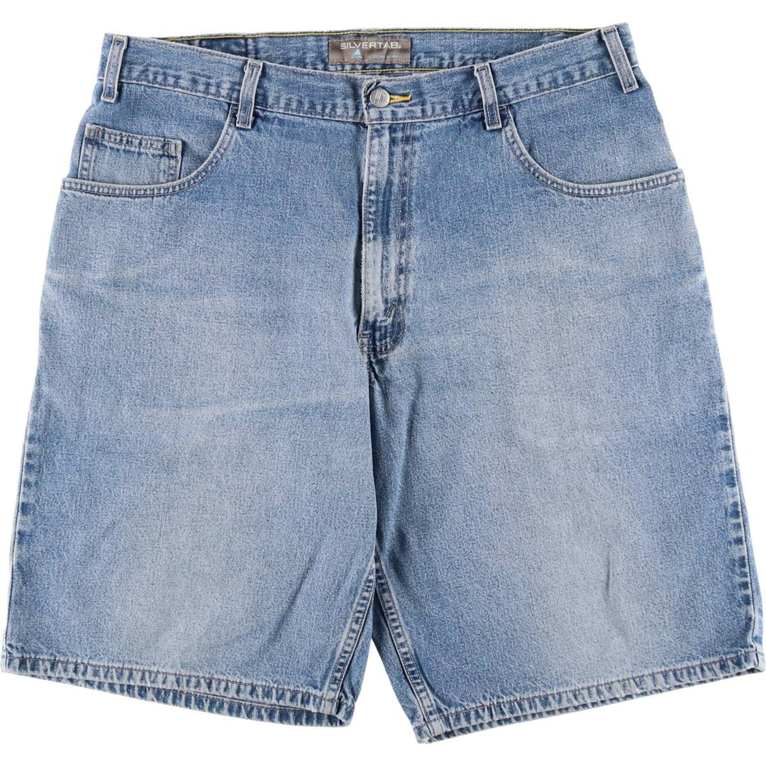 2000'S Levi's Silver Tab Loose Fit Denim Shorts (Men's W37 equivalent) cotton blue type Vintage Second Hand