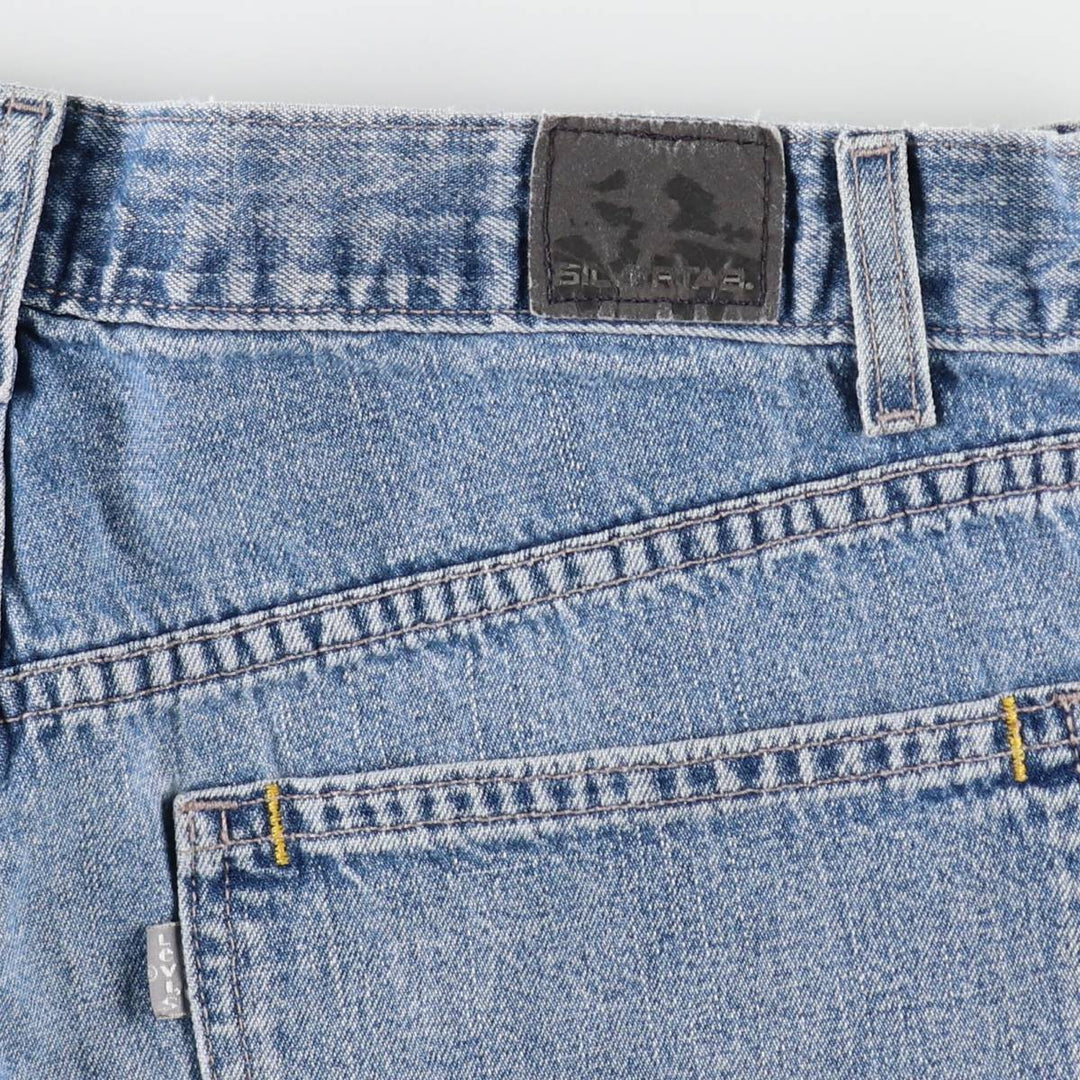 2000'S Levi's Silver Tab Loose Fit Denim Shorts (Men's W37 equivalent) cotton blue type Vintage Second Hand