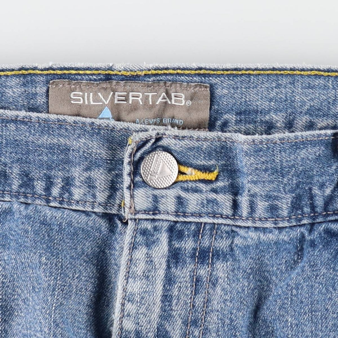 2000'S Levi's Silver Tab Loose Fit Denim Shorts (Men's W37 equivalent) cotton blue type Vintage Second Hand
