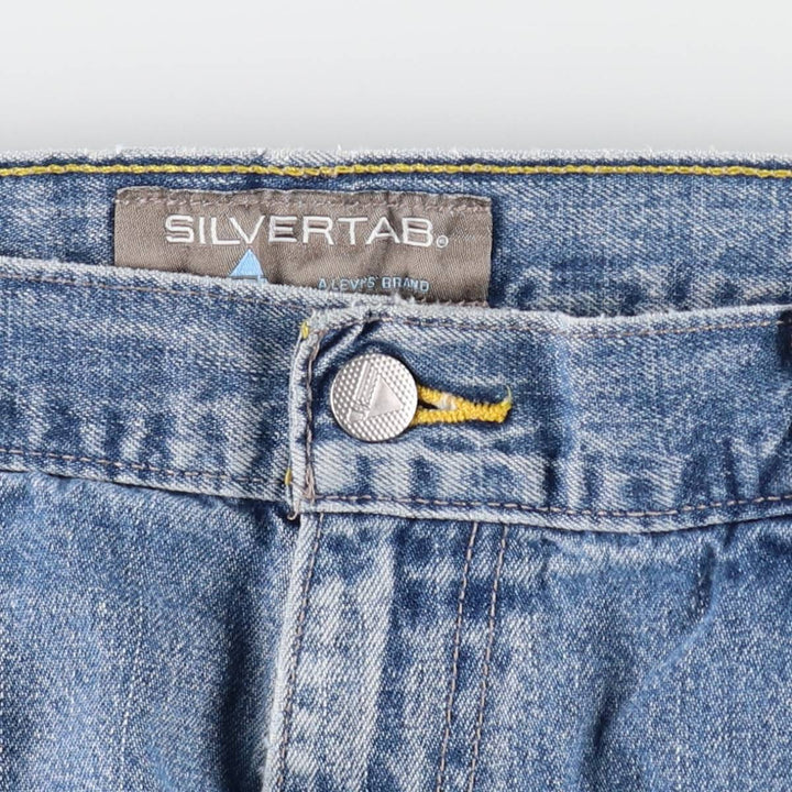 2000'S Levi's Silver Tab Loose Fit Denim Shorts (Men's W37 equivalent) cotton blue type Vintage Second Hand
