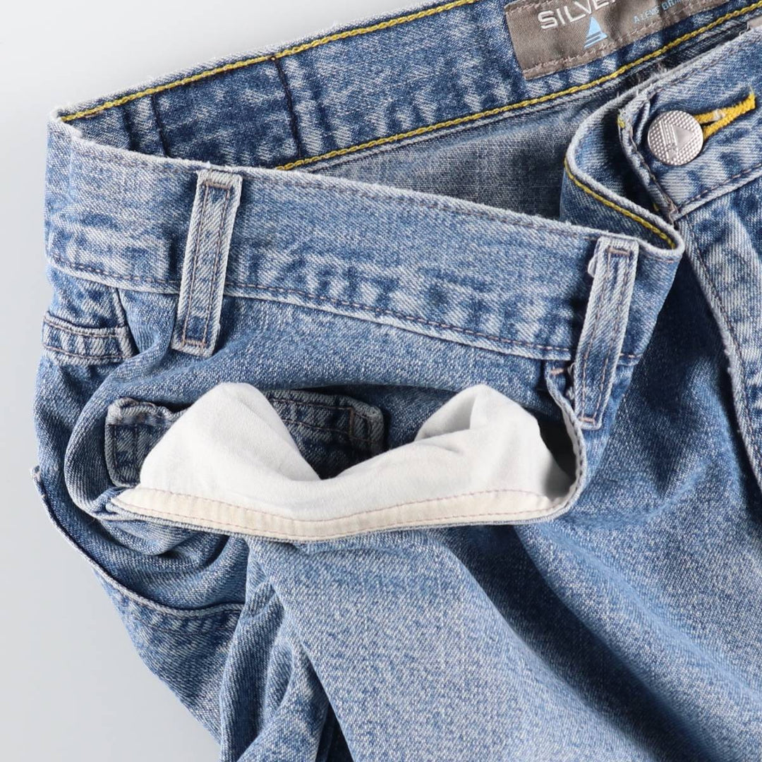 2000'S Levi's Silver Tab Loose Fit Denim Shorts (Men's W37 equivalent) cotton blue type Vintage Second Hand