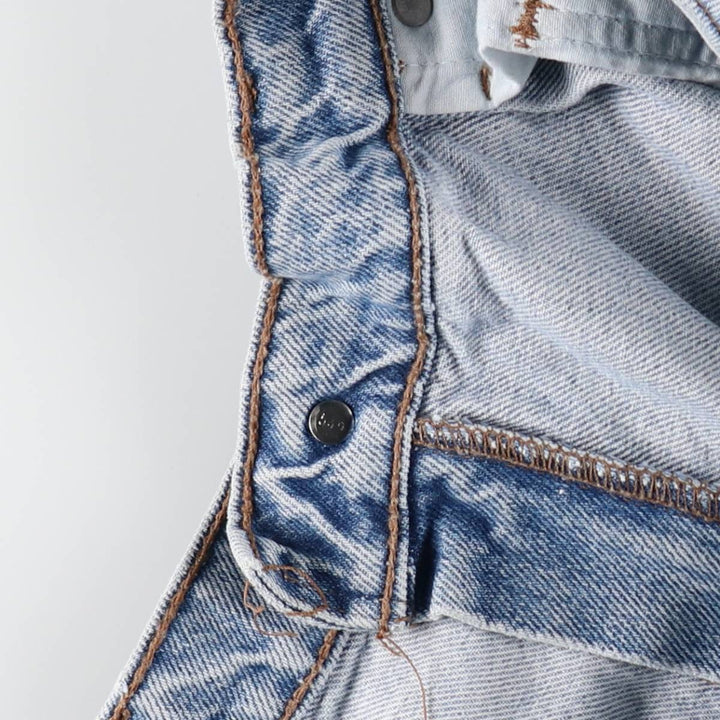 90'S Levi's Silver Tab Loose 33661-0791 Denim Shorts Half Pants Joys Made in USA Men's W37 equivalent cotton Blue type light blue Vintage Second Hand