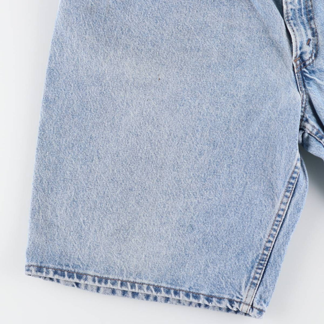 90'S Levi's Silver Tab Loose 33661-0791 Denim Shorts Half Pants Joys Made in USA Men's W37 equivalent cotton Blue type light blue Vintage Second Hand