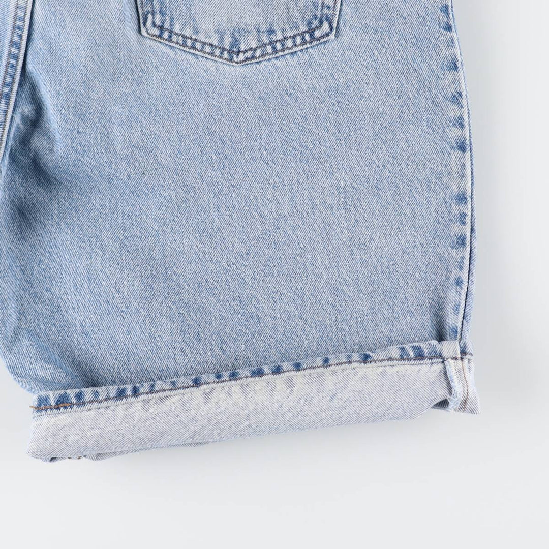 90'S Levi's Silver Tab Loose 33661-0791 Denim Shorts Half Pants Joys Made in USA Men's W37 equivalent cotton Blue type light blue Vintage Second Hand