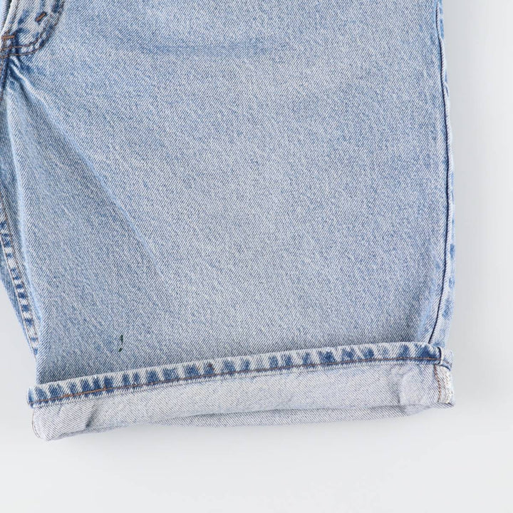 90'S Levi's Silver Tab Loose 33661-0791 Denim Shorts Half Pants Joys Made in USA Men's W37 equivalent cotton Blue type light blue Vintage Second Hand