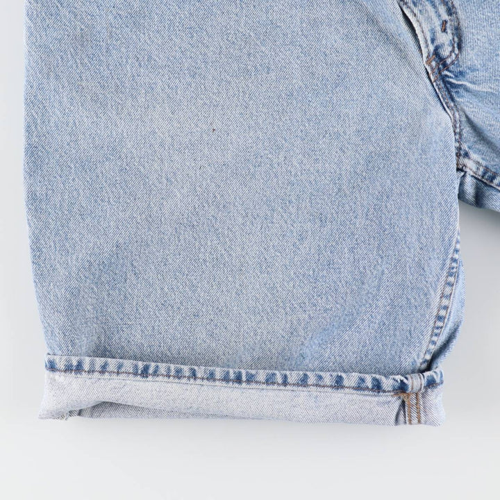 90'S Levi's Silver Tab Loose 33661-0791 Denim Shorts Half Pants Joys Made in USA Men's W37 equivalent cotton Blue type light blue Vintage Second Hand