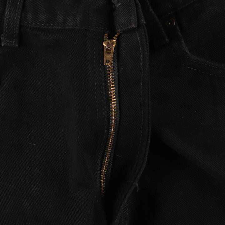 90'S Lee Black Denim Shorts, Made in USA, Men's Size W33 (approx.), Vintage cotton black type Vintage Second Hand