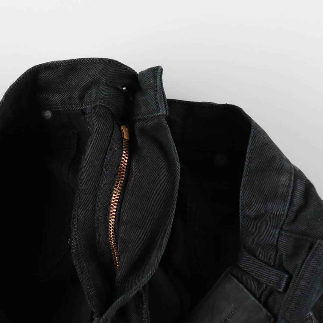 90s-00'S Calvin Klein Jeans Black Denim Shorts, Men's Size W32 (approx.), Vintage cotton black type Vintage Second Hand