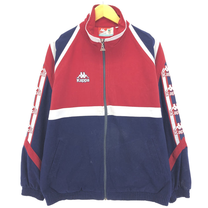 90'S Kappa ATHLETIC CLUB BILBAO Velour Jersey Track Jacket Made in Italy Men's L size /eaa478205